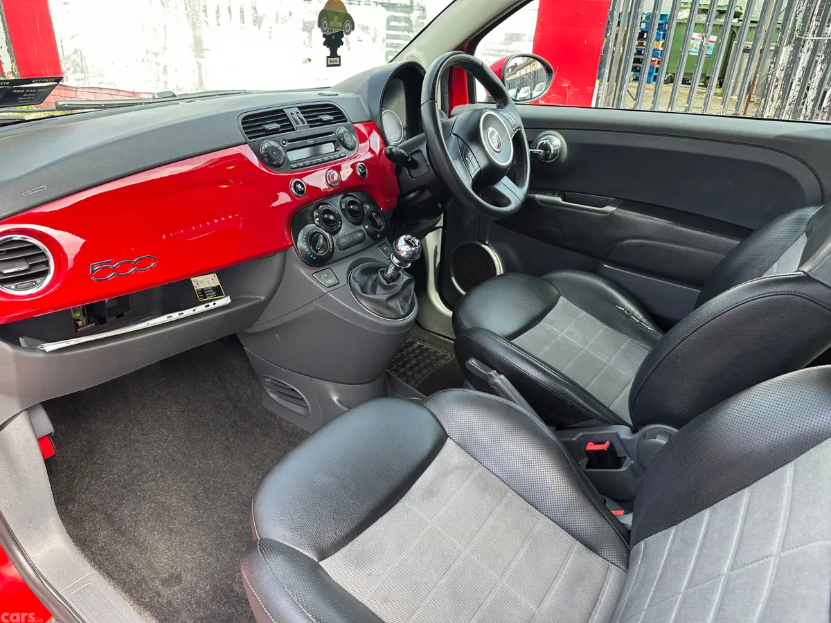 Fiat 500 Hatchback, Petrol, 2010, Red