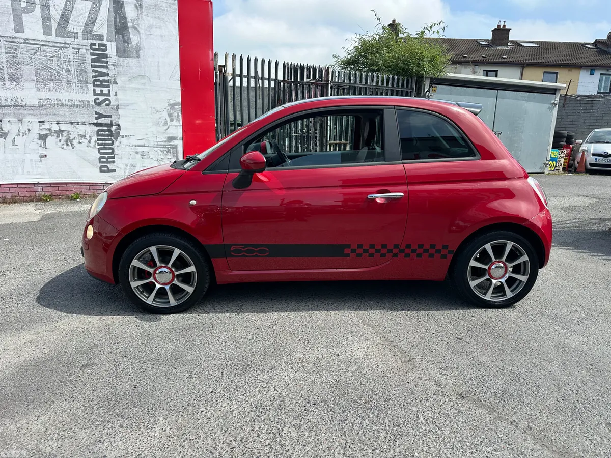 Fiat 500 Hatchback, Petrol, 2010, Red