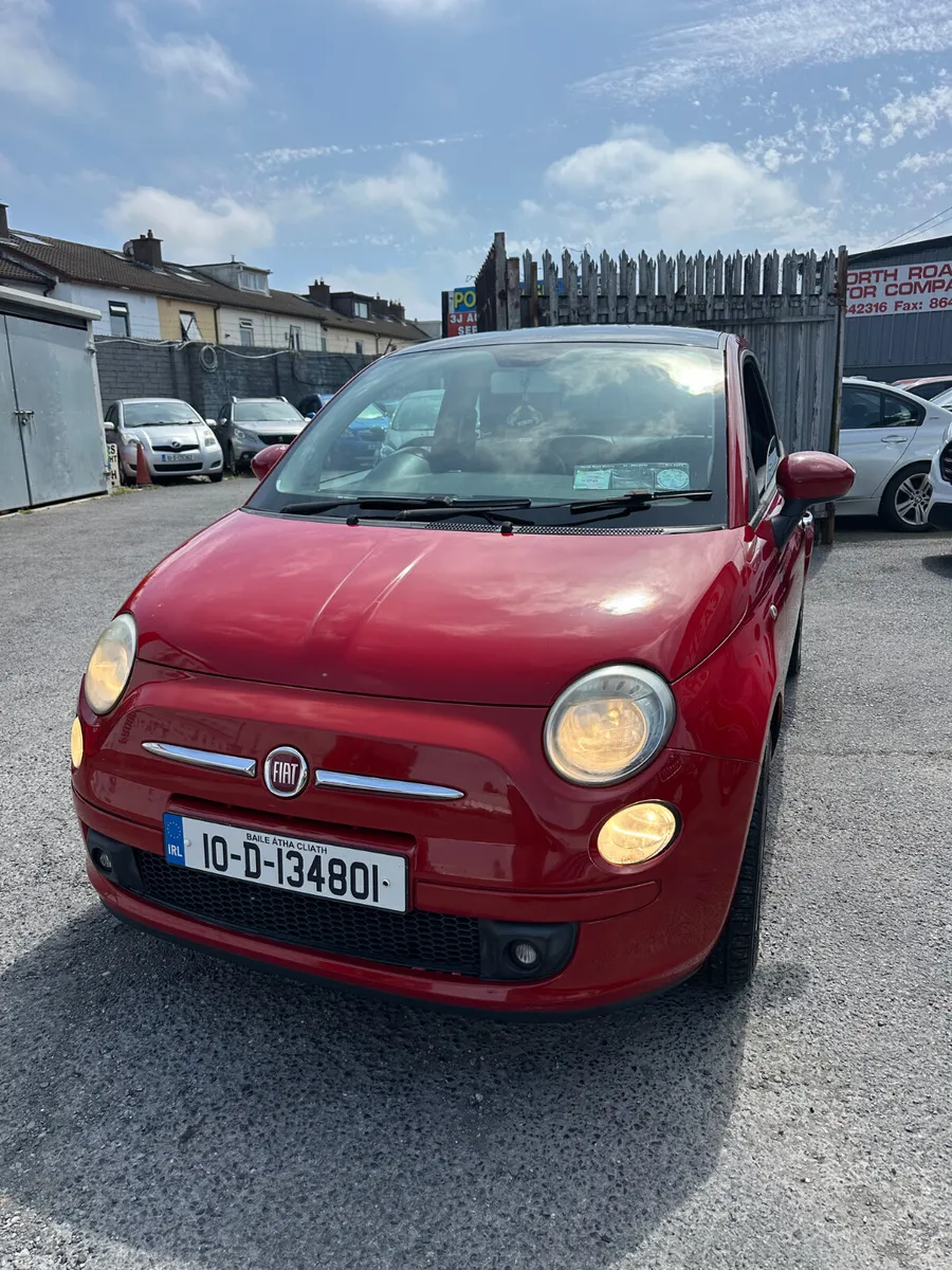 Fiat 500 Hatchback, Petrol, 2010, Red