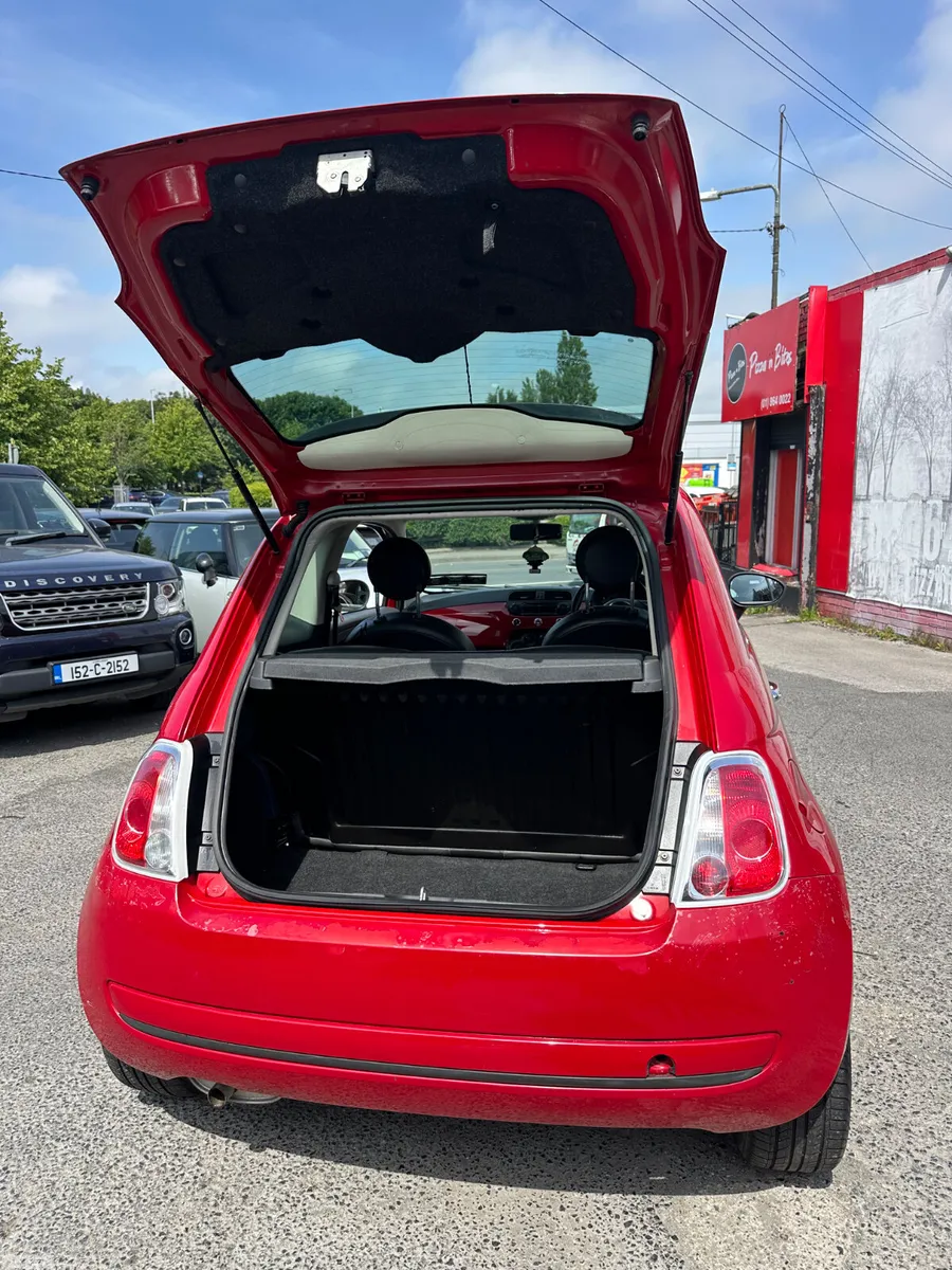 Fiat 500 Hatchback, Petrol, 2010, Red