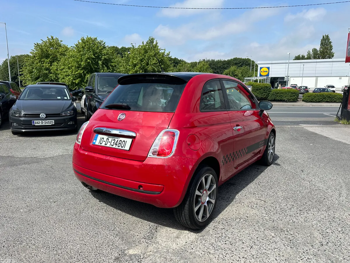 Fiat 500 Hatchback, Petrol, 2010, Red
