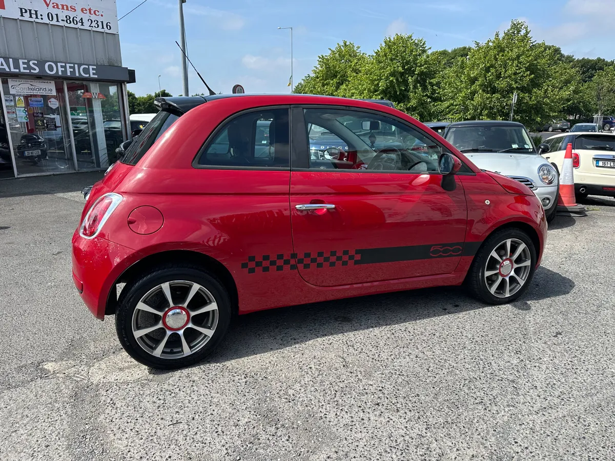 Fiat 500 Hatchback, Petrol, 2010, Red
