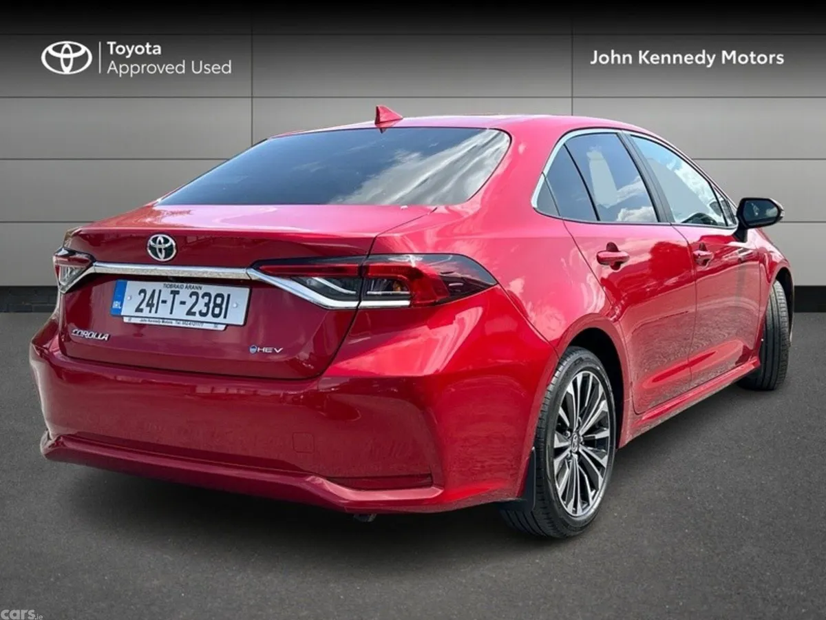 Toyota Corolla Saloon, Petrol Hybrid, 2024, Red