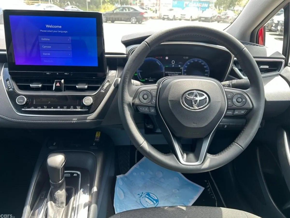Toyota Corolla Saloon, Petrol Hybrid, 2024, Red