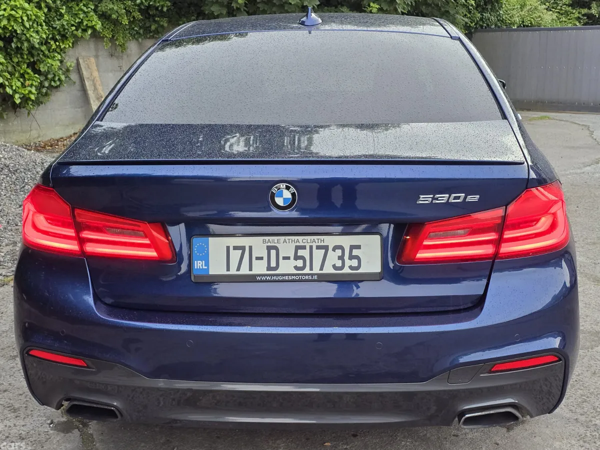 BMW 5-Series Saloon, Petrol Plug-in Hybrid, 2017, Blue