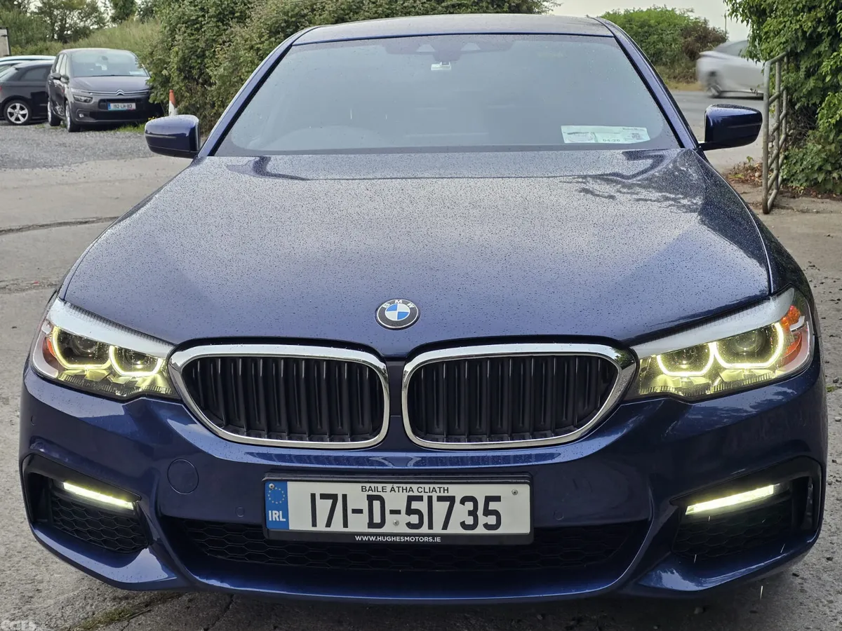 BMW 5-Series Saloon, Petrol Plug-in Hybrid, 2017, Blue