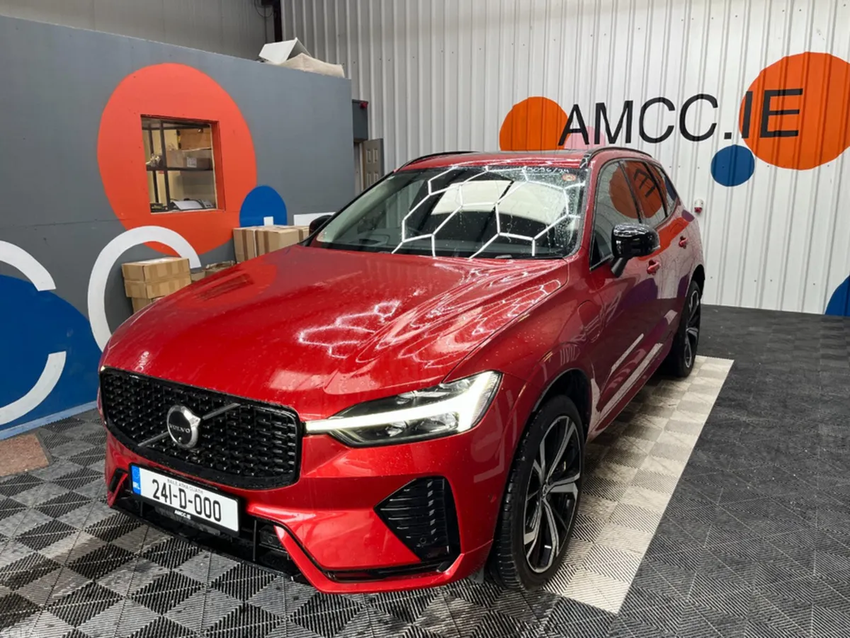 Volvo XC60 SUV, Petrol Plug-in Hybrid, 2024, Red