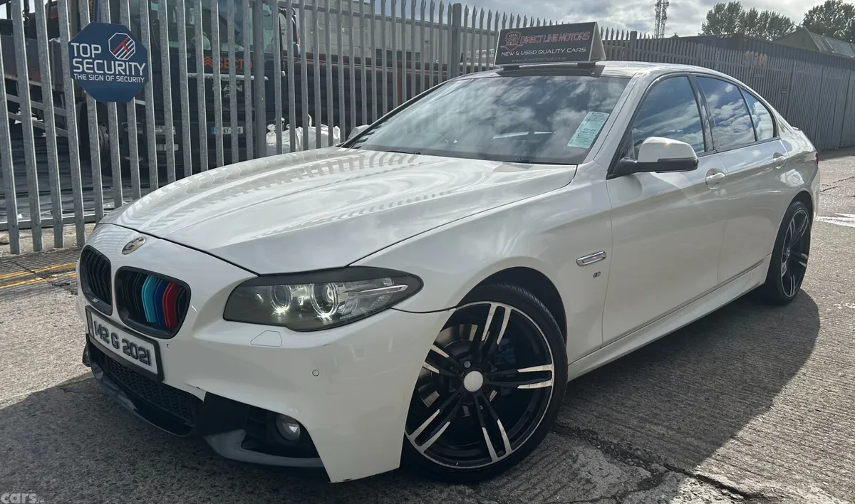 BMW 5-Series Saloon, Diesel, 2014, White