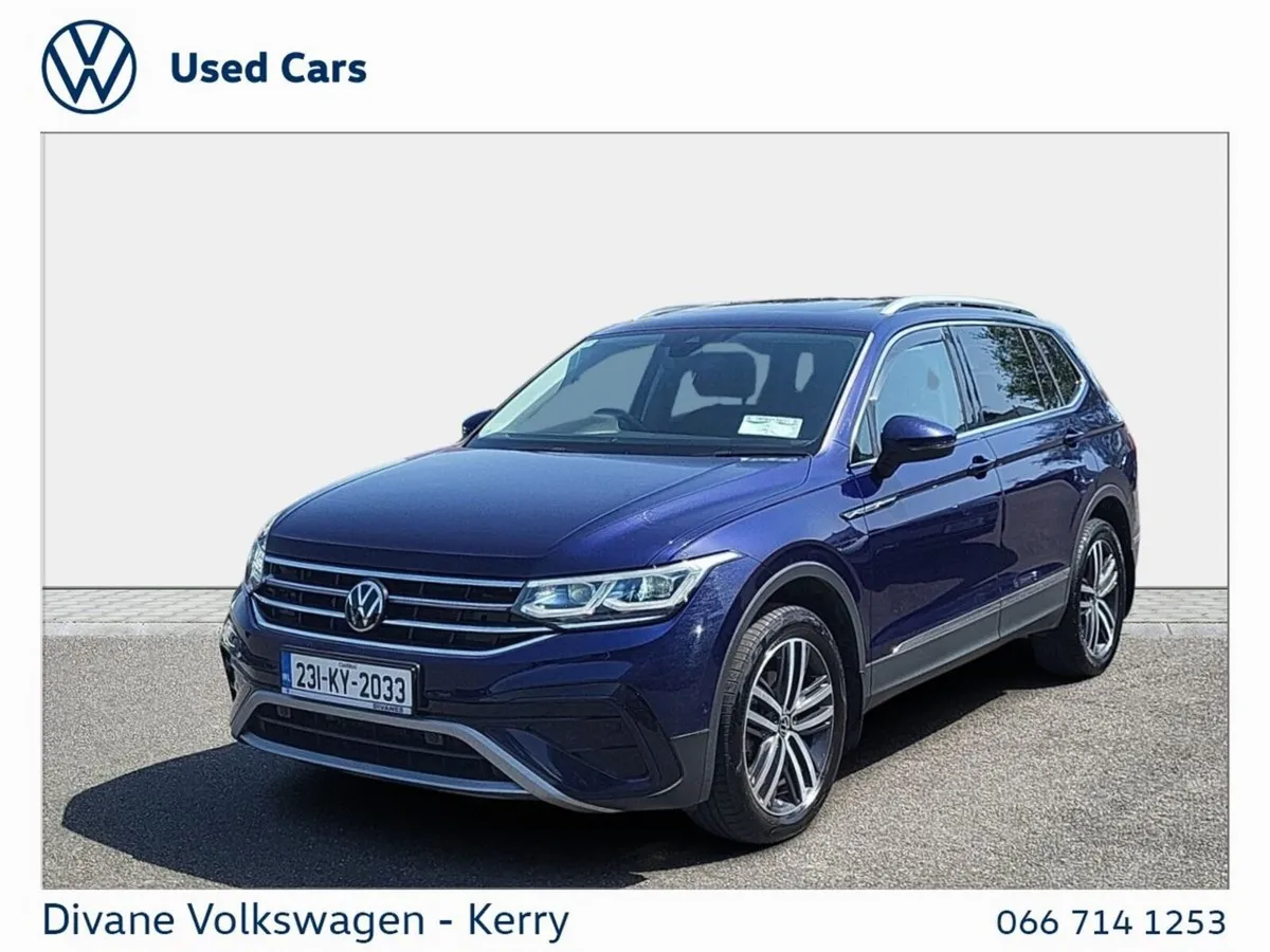 Volkswagen Tiguan Allspace SUV, Diesel, 2023, Blue