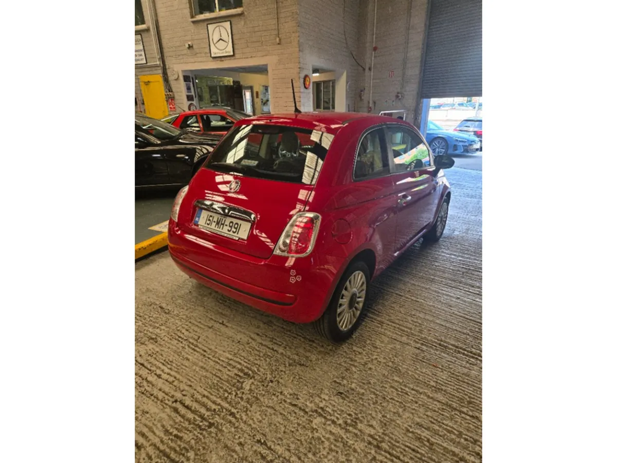 Fiat 500 Hatchback, Petrol, 2015, Red