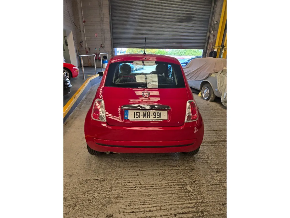 Fiat 500 Hatchback, Petrol, 2015, Red