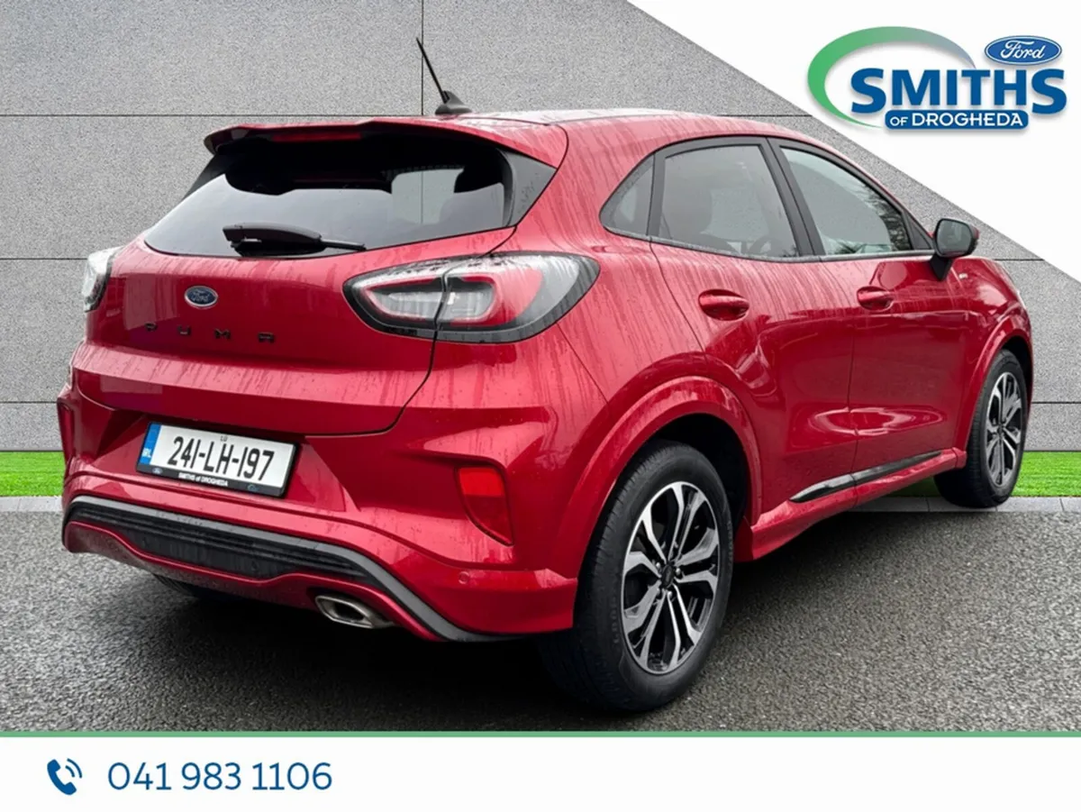Ford Puma MPV, Petrol Hybrid, 2024, Red