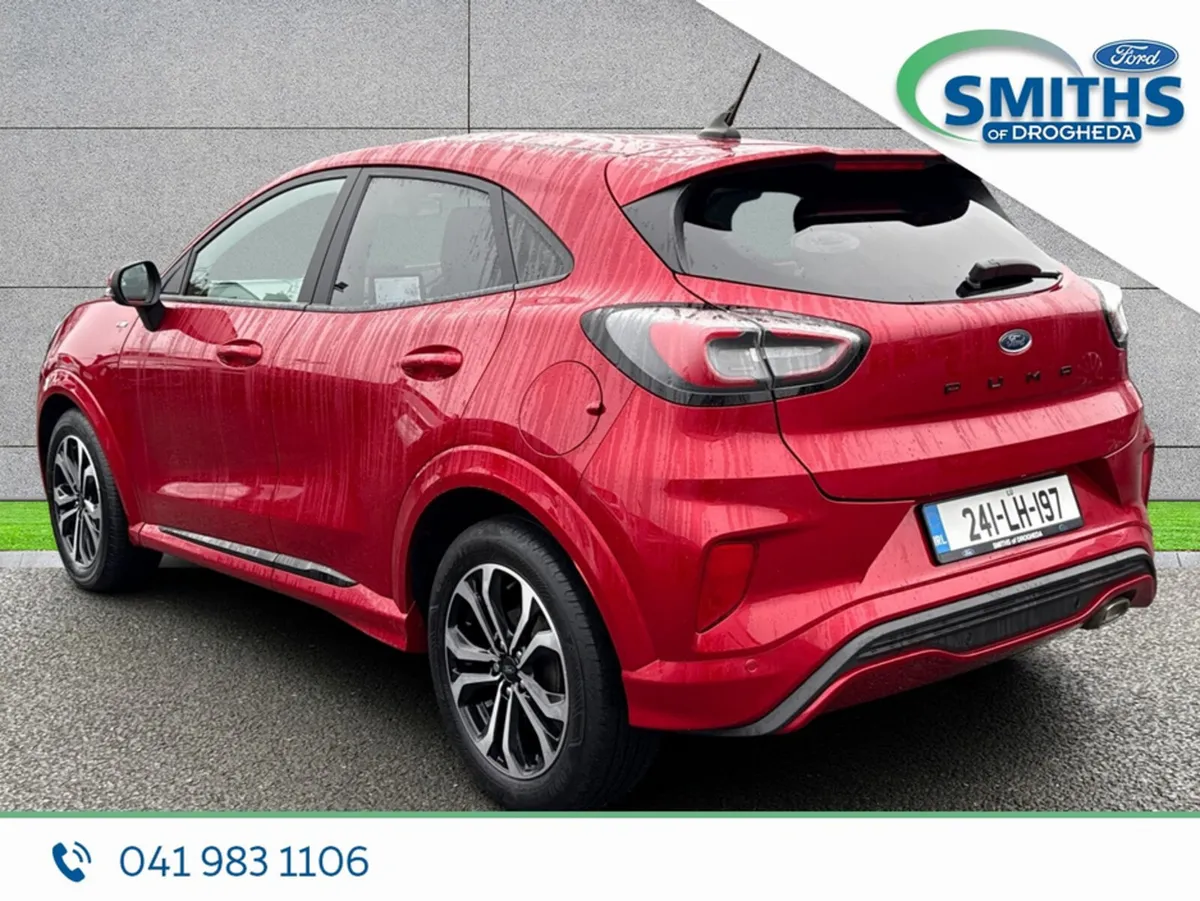 Ford Puma MPV, Petrol Hybrid, 2024, Red