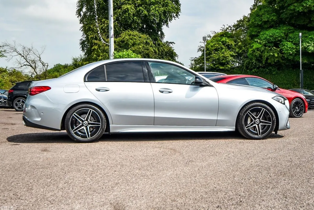 Mercedes-Benz C-Class Saloon, Diesel Hybrid, 2023, Silver
