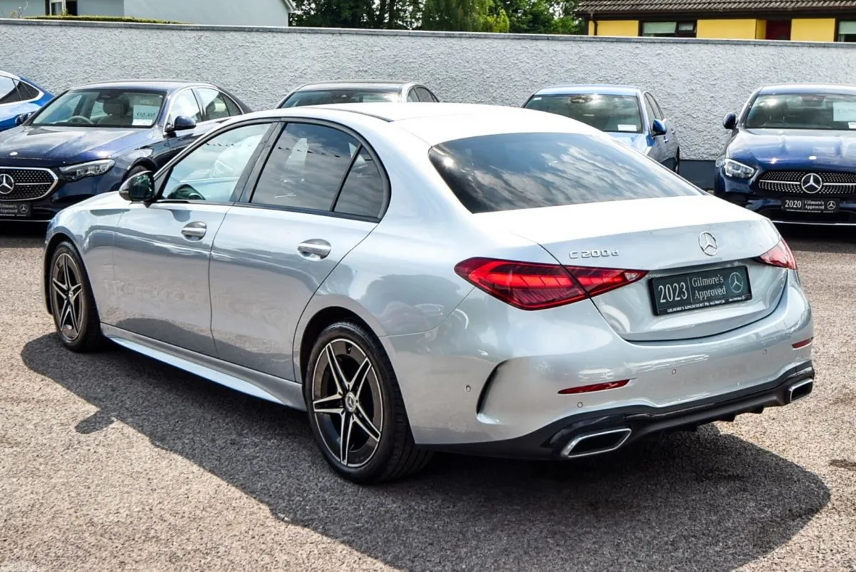 Mercedes-Benz C-Class Saloon, Diesel Hybrid, 2023, Silver