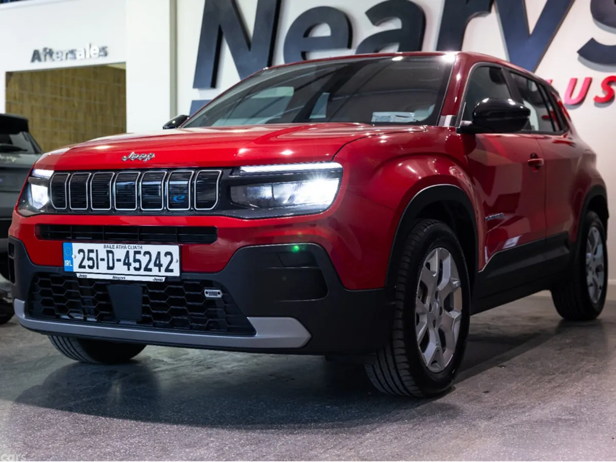 Jeep Avenger MPV, Electric, 2025, Red