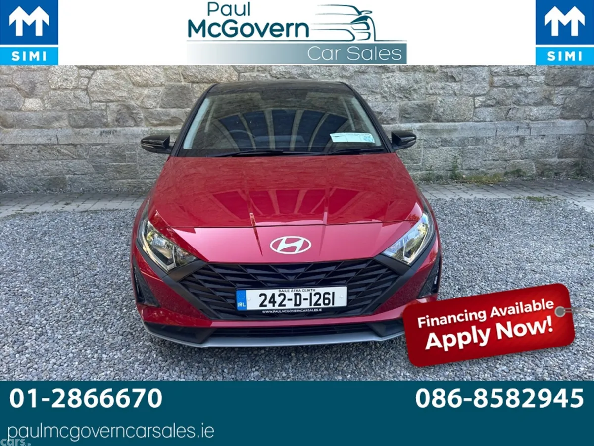Hyundai i20 Hatchback, Petrol, 2024, Red