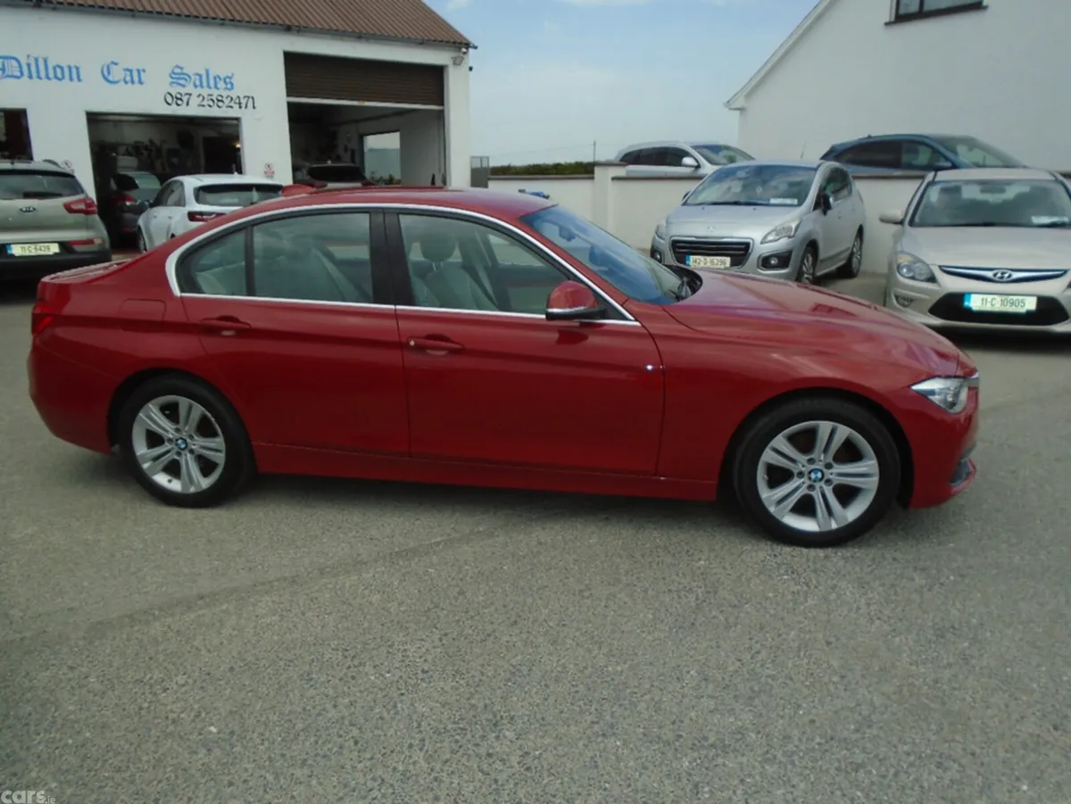 BMW 3-Series Saloon, Petrol, 2018, Red