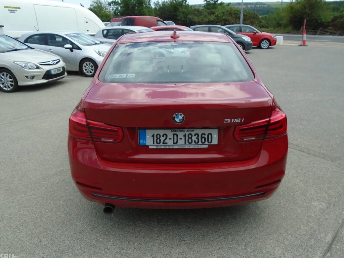 BMW 3-Series Saloon, Petrol, 2018, Red