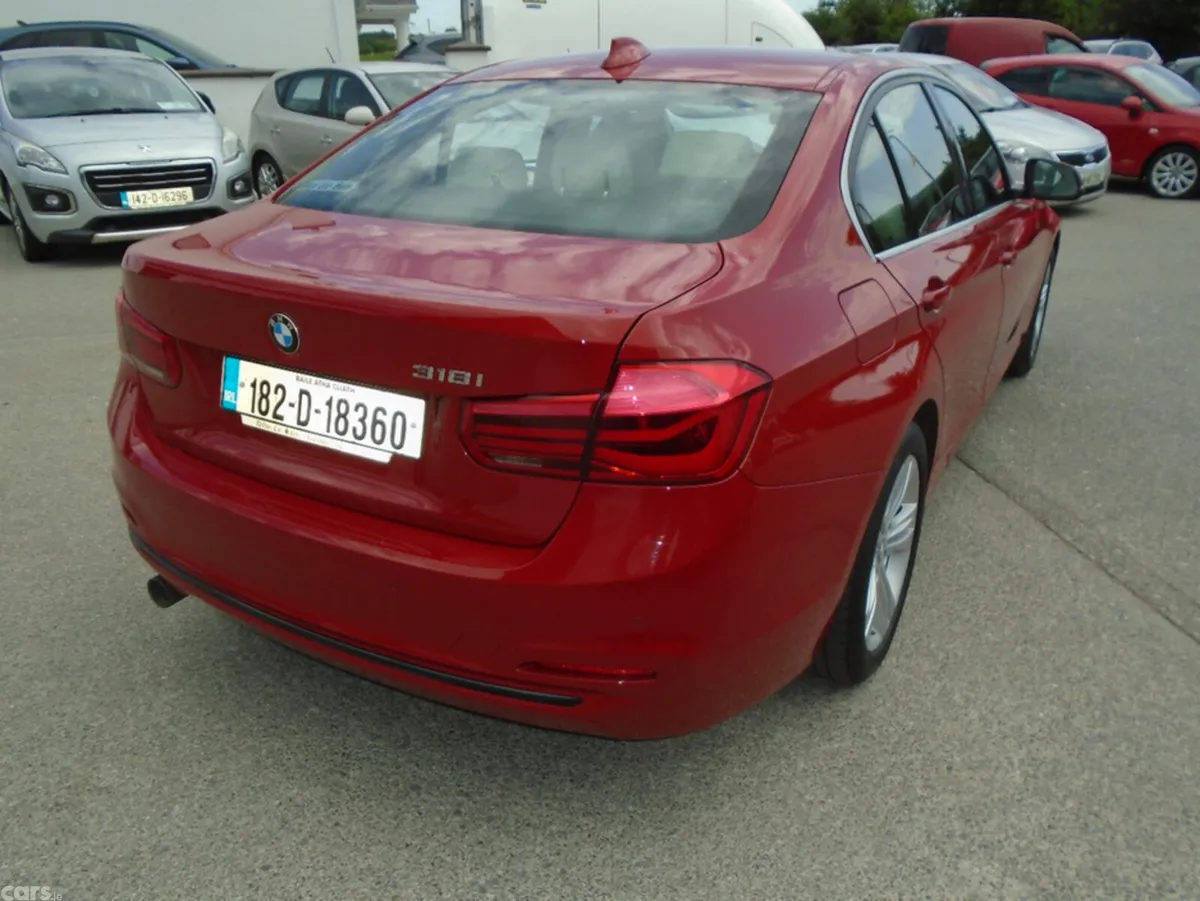 BMW 3-Series Saloon, Petrol, 2018, Red