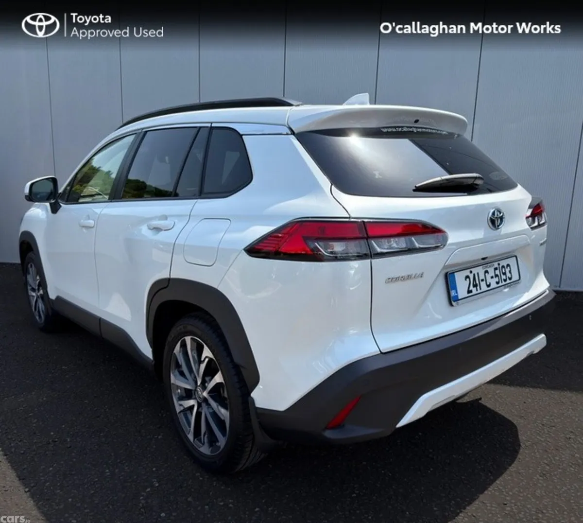 Toyota Corolla Cross SUV, Petrol Hybrid, 2024, White