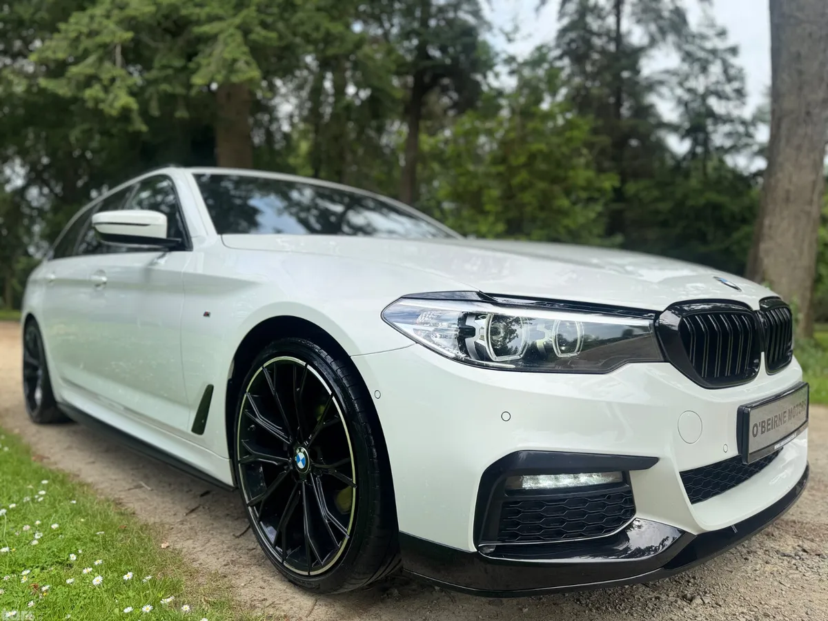 BMW 5-Series Estate, Diesel, 2019, White