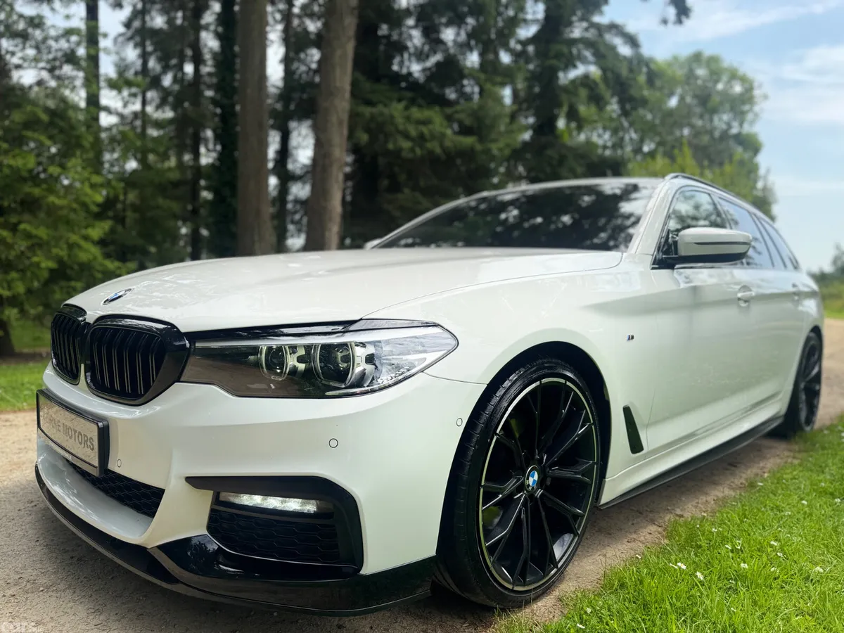 BMW 5-Series Estate, Diesel, 2019, White