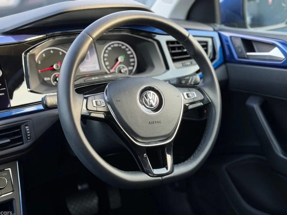 Volkswagen Polo Hatchback, Petrol, 2019, Blue