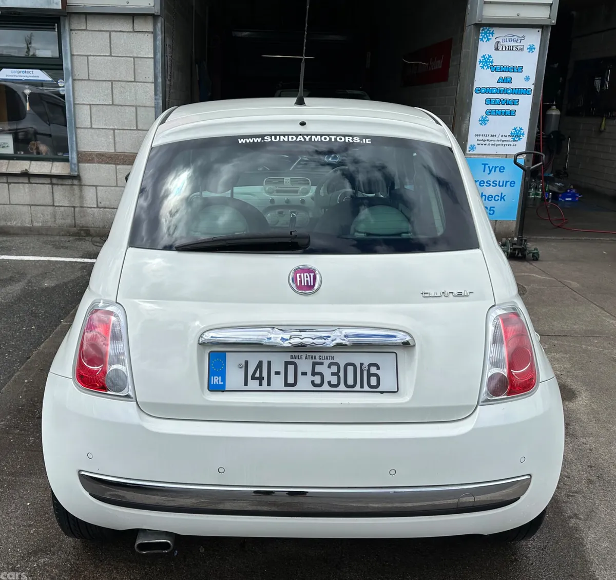 Fiat 500 Hatchback, Petrol, 2014, White