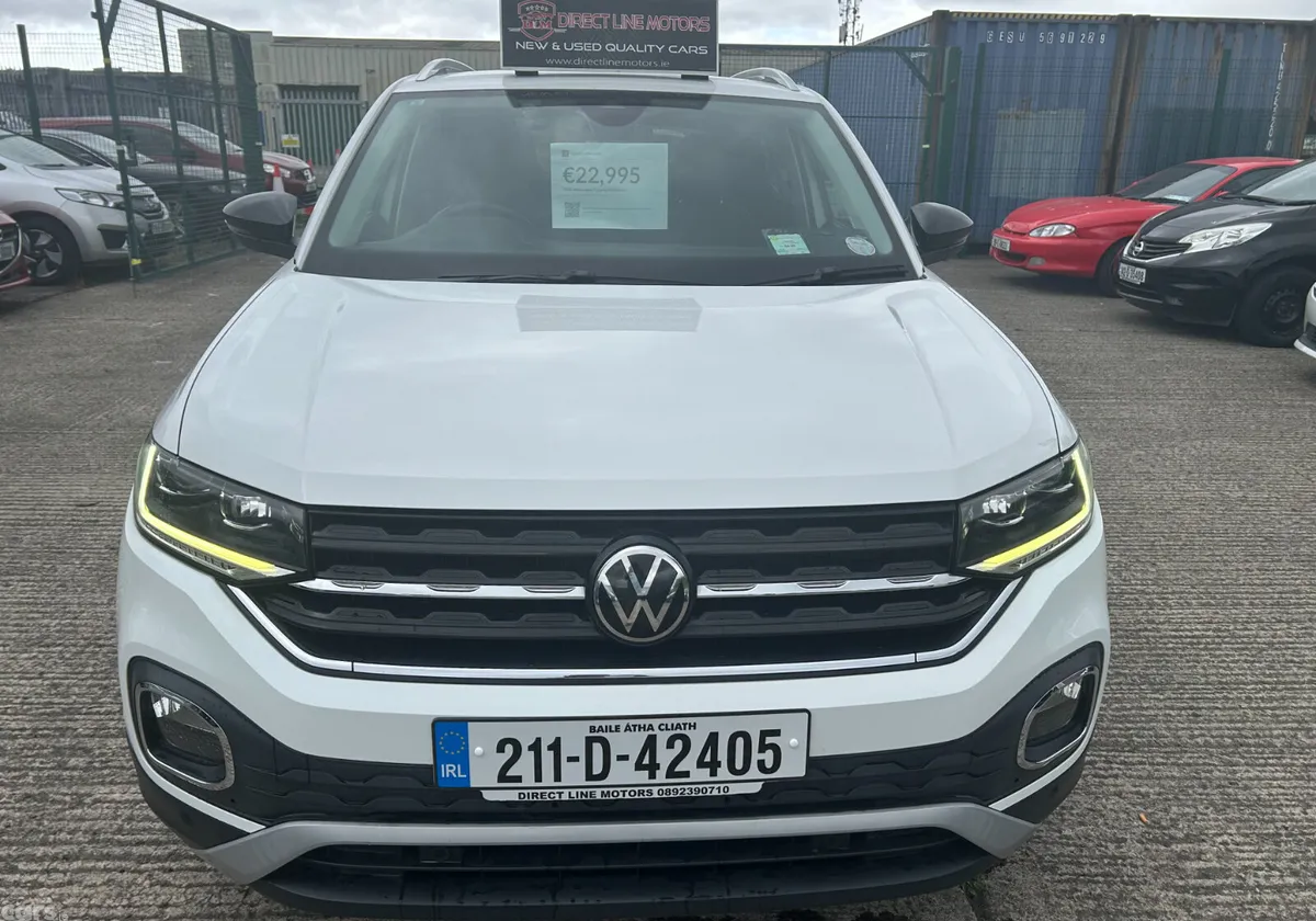 Volkswagen T-Cross SUV, Petrol, 2021, White