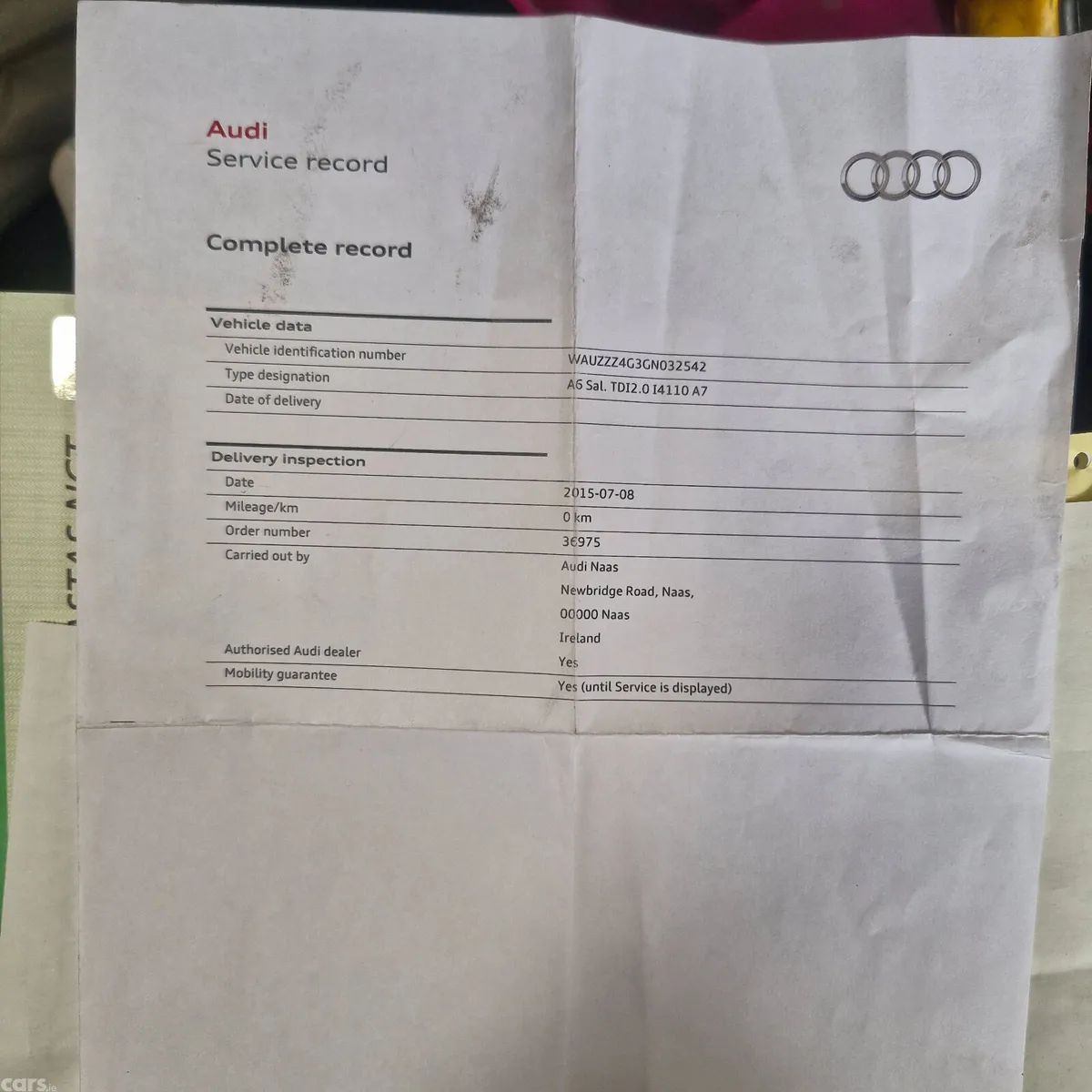 Audi A6 Saloon, Diesel, 2015, Grey