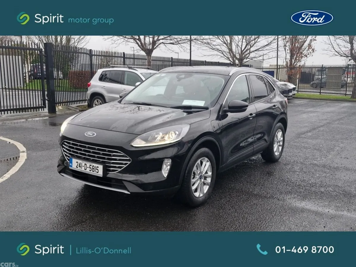Ford Kuga SUV, Petrol Plug-in Hybrid, 2024, Black