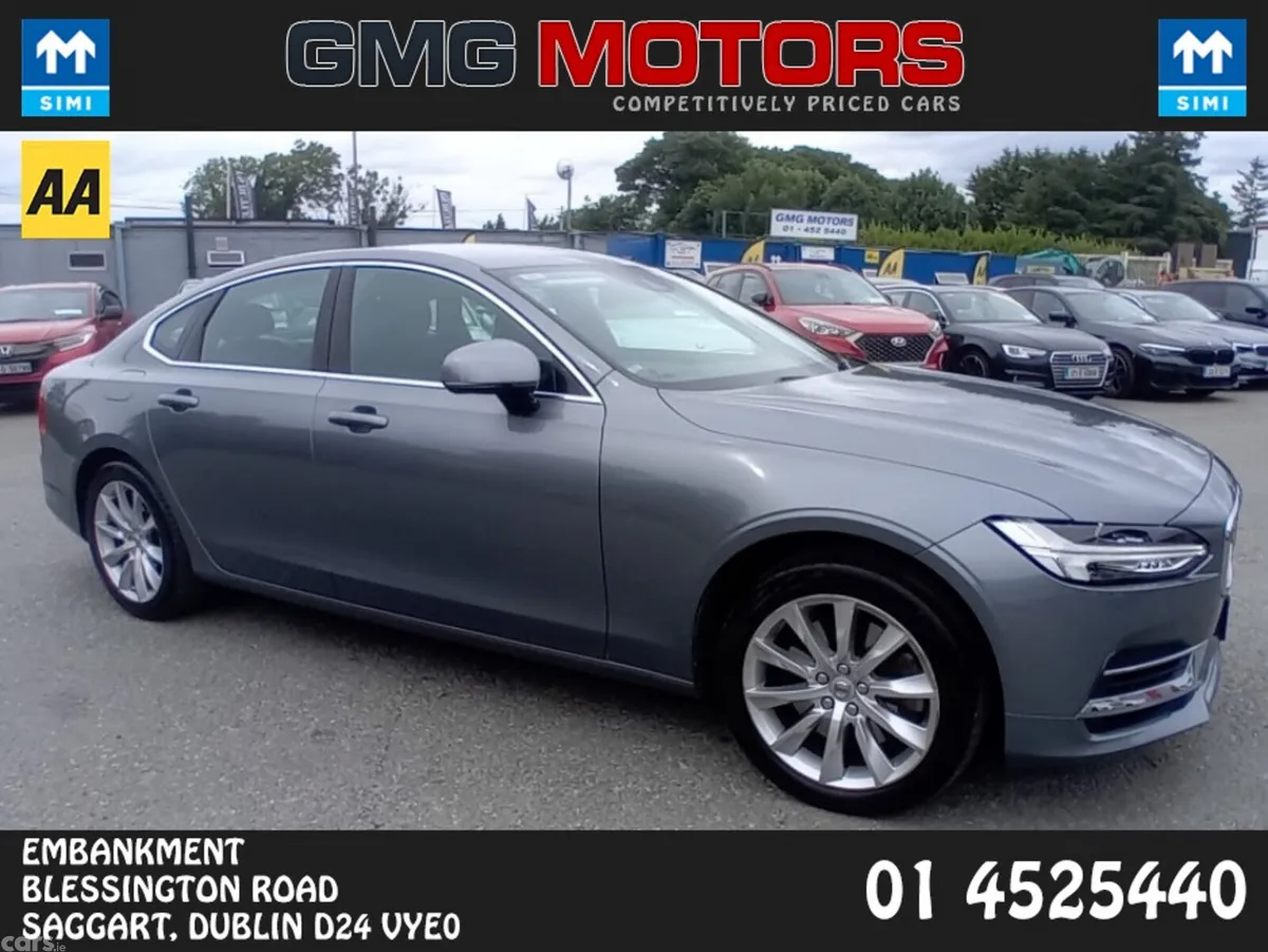 Volvo S90 Saloon, Petrol Plug-in Hybrid, 2019, Grey
