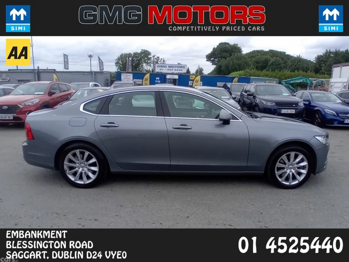 Volvo S90 Saloon, Petrol Plug-in Hybrid, 2019, Grey