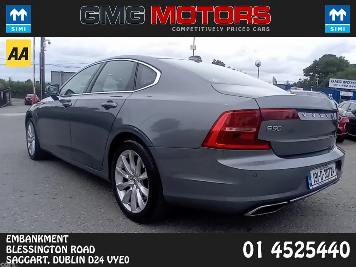 Volvo S90 Saloon, Petrol Plug-in Hybrid, 2019, Grey
