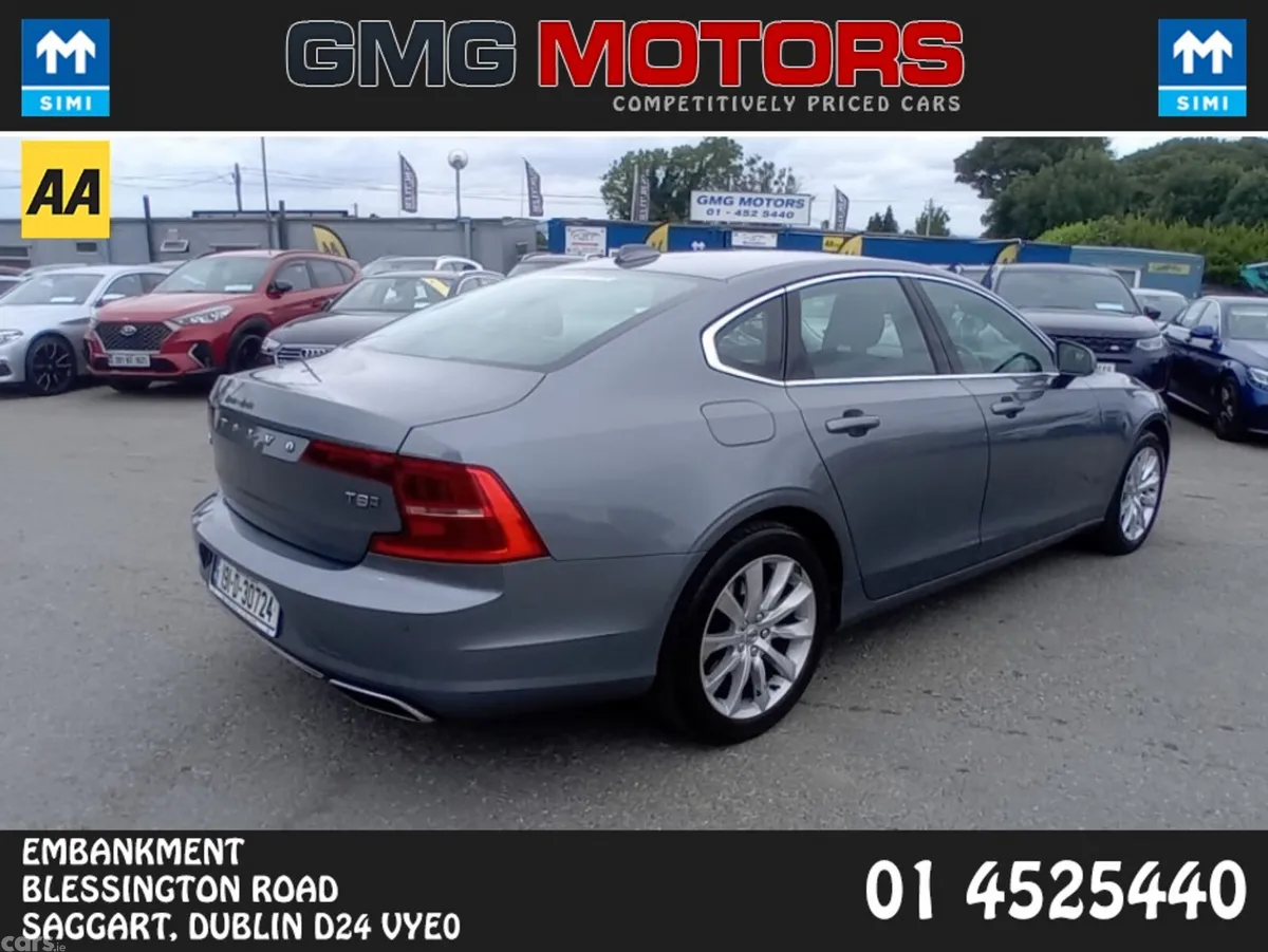 Volvo S90 Saloon, Petrol Plug-in Hybrid, 2019, Grey