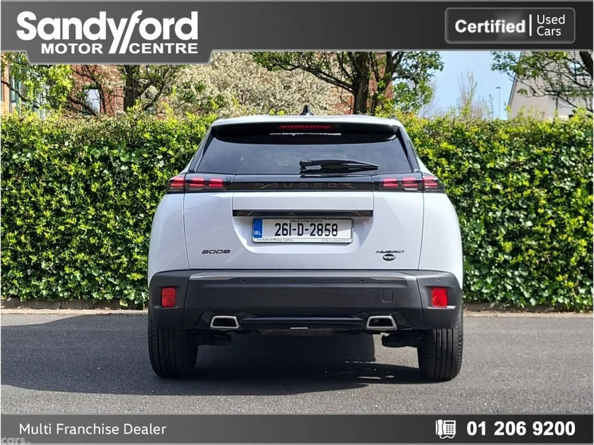 Peugeot 2008 SUV, Petrol Hybrid, 2026, White