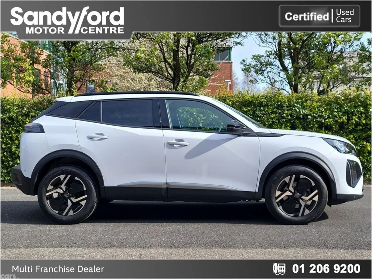 Peugeot 2008 SUV, Petrol Hybrid, 2026, White