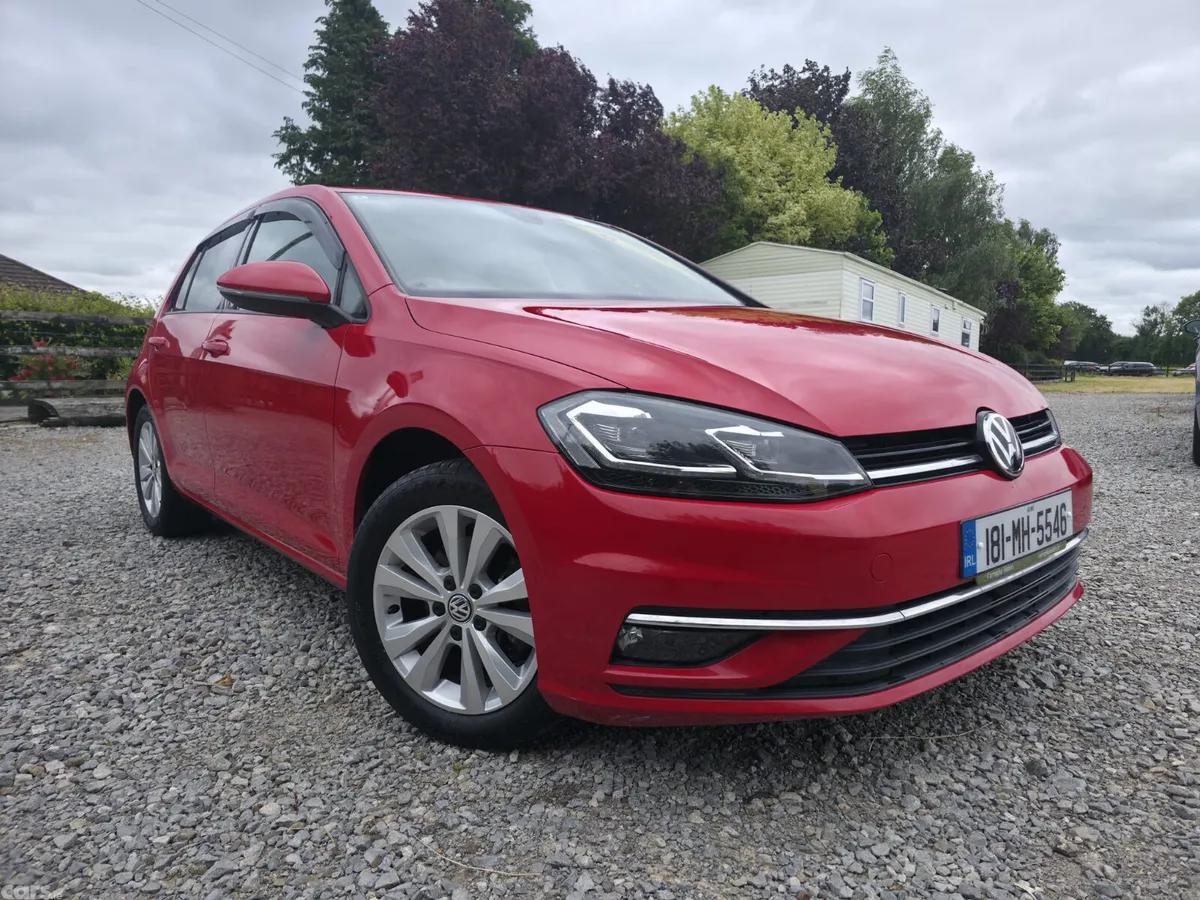 Volkswagen Golf Hatchback, Petrol, 2018, Red