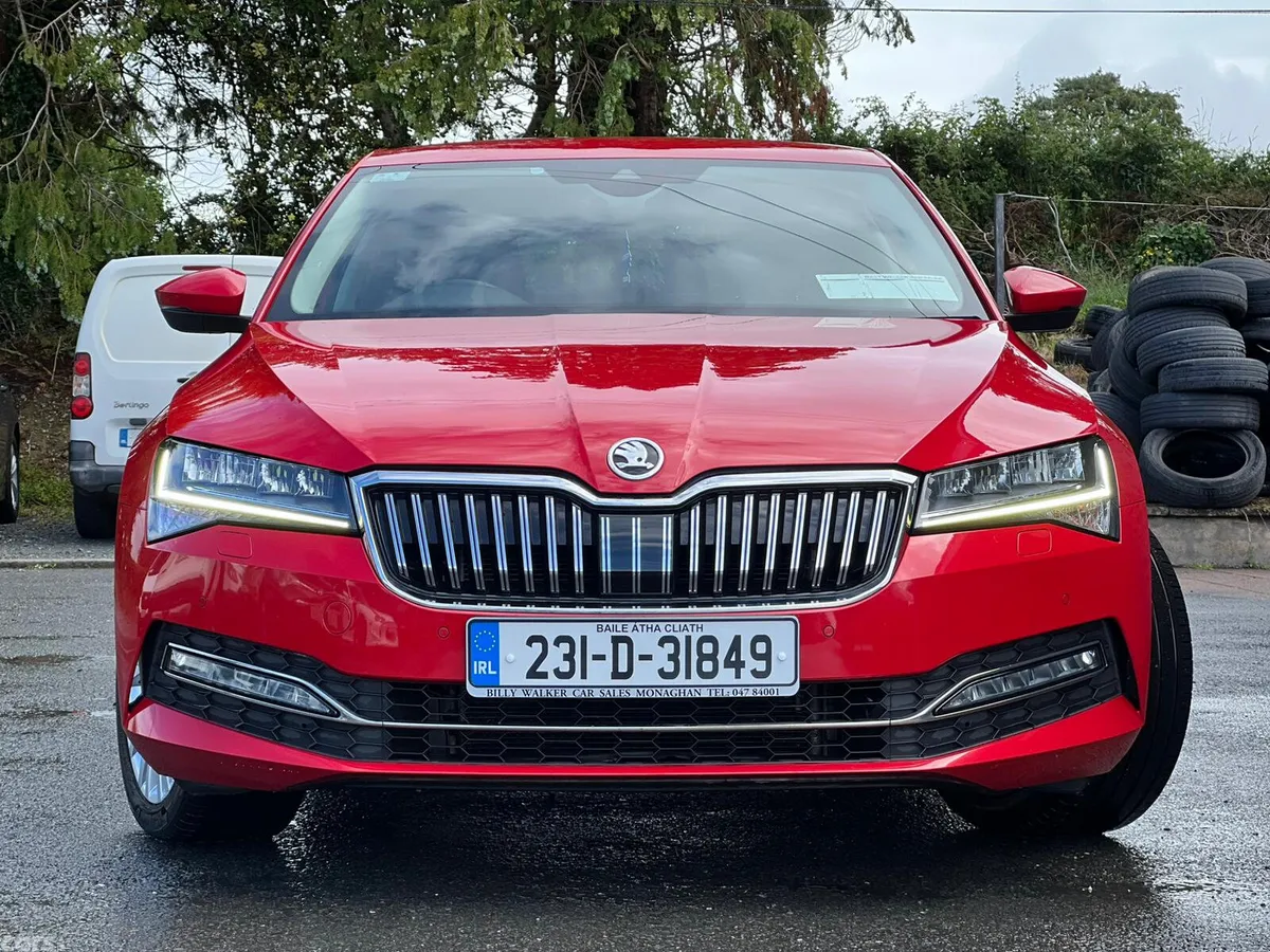 Skoda Superb Saloon, Diesel, 2023, Red