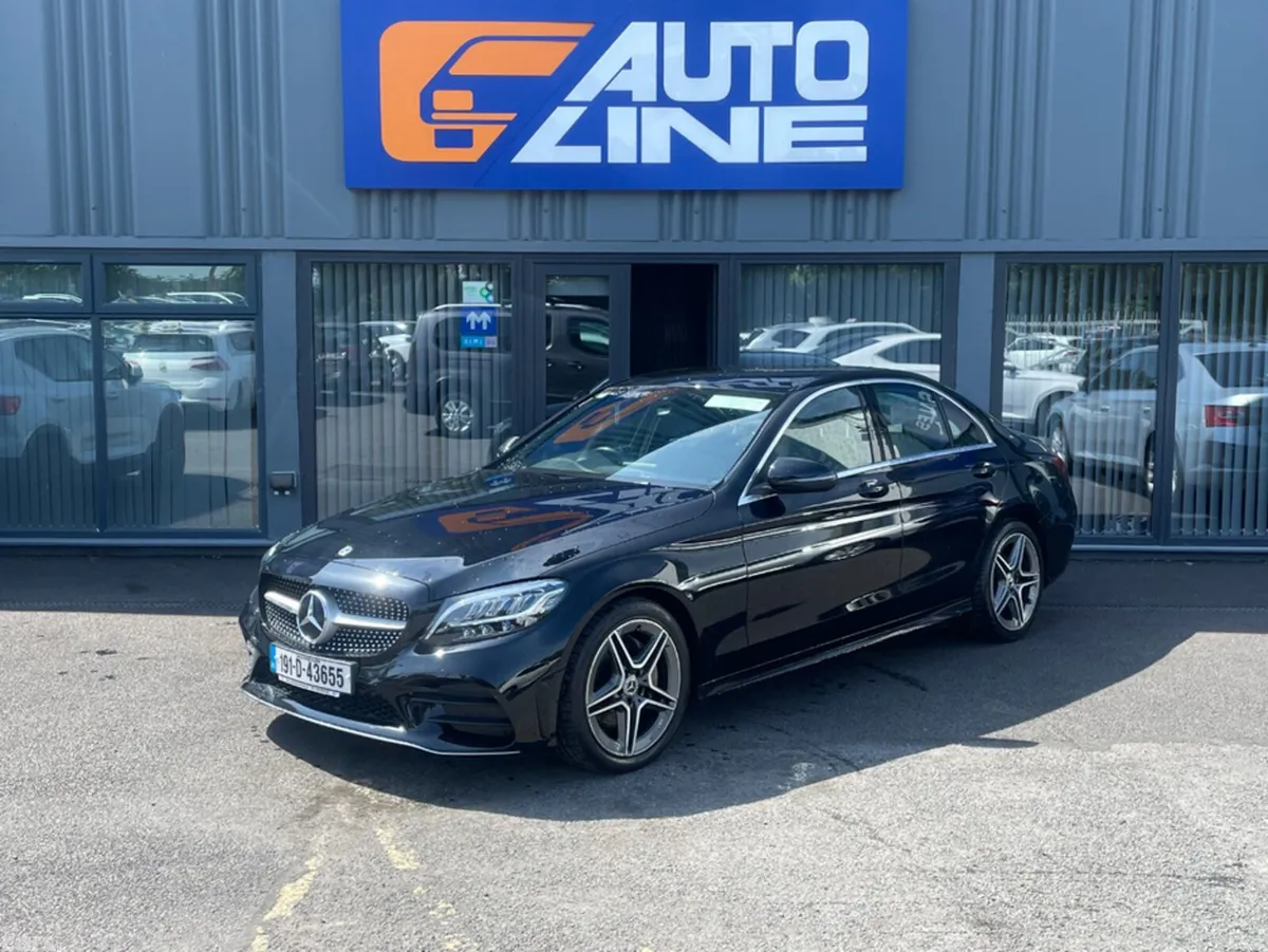 Mercedes-Benz C-Class Saloon, Petrol Hybrid, 2019, Black