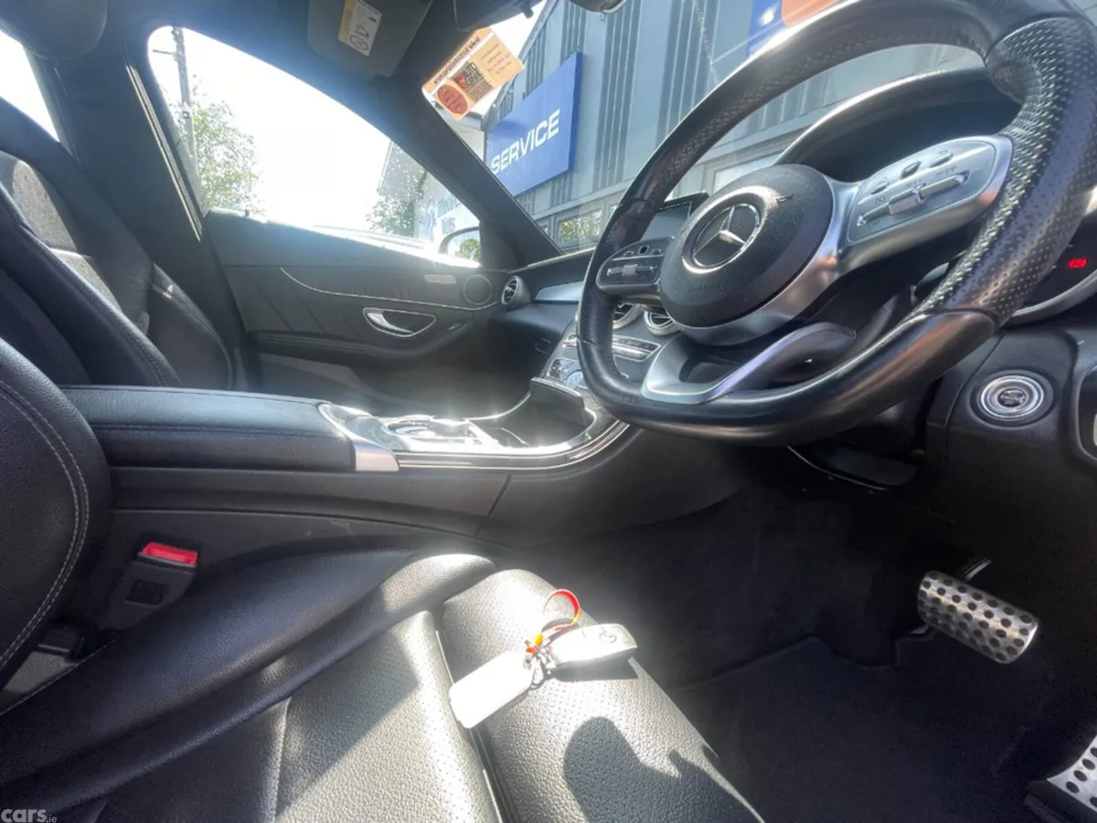 Mercedes-Benz C-Class Saloon, Petrol Hybrid, 2019, Black