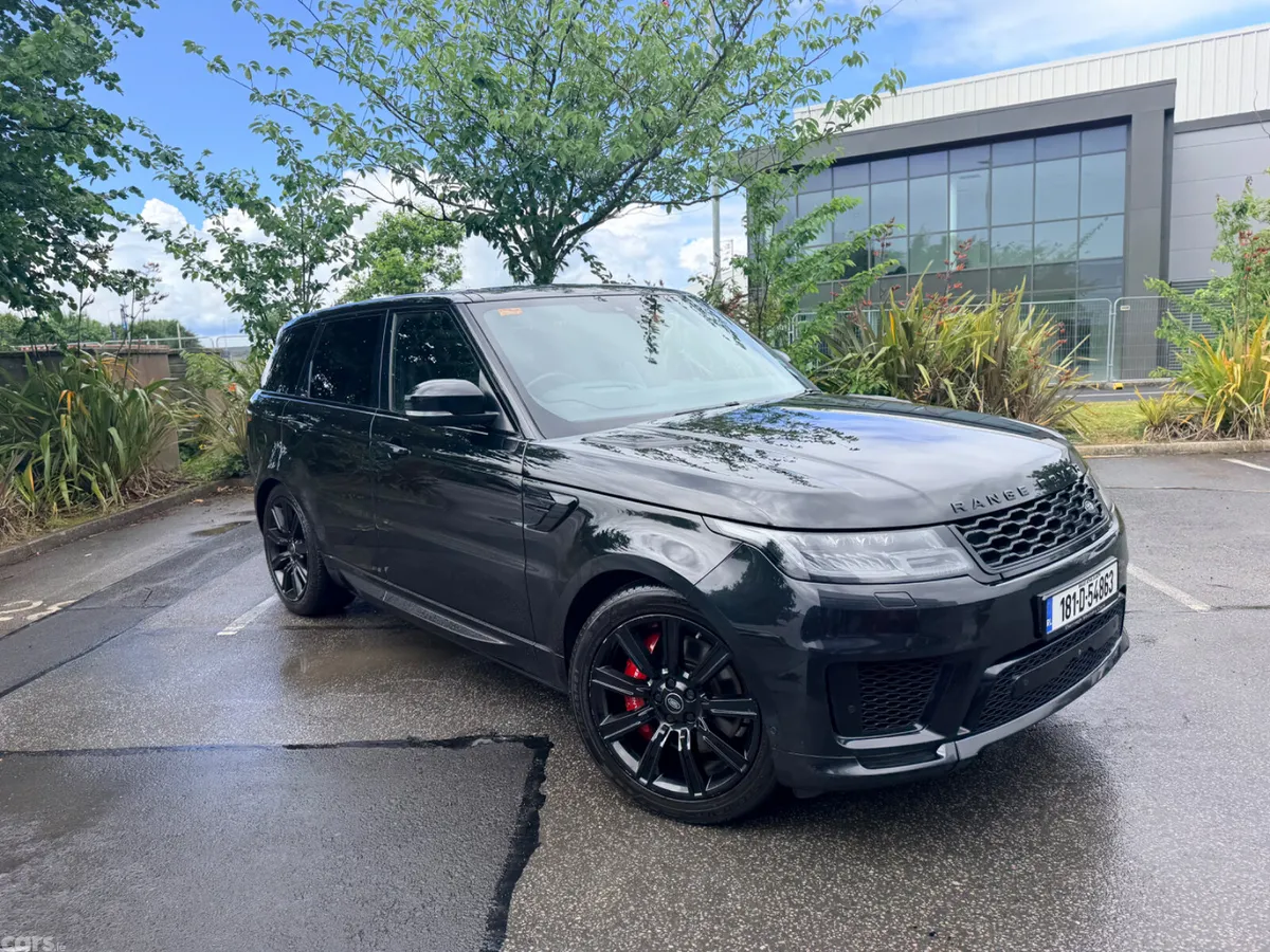 Land Rover Range Rover Sport SUV, Petrol Plug-in Hybrid, 2018, Black