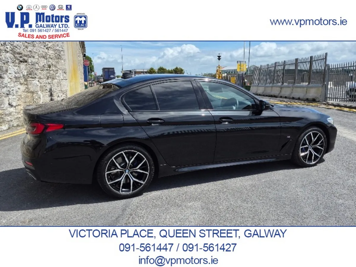 BMW 5-Series Saloon, Petrol Plug-in Hybrid, 2020, Black
