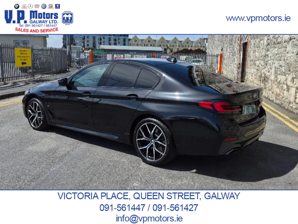 BMW 5-Series Saloon, Petrol Plug-in Hybrid, 2020, Black