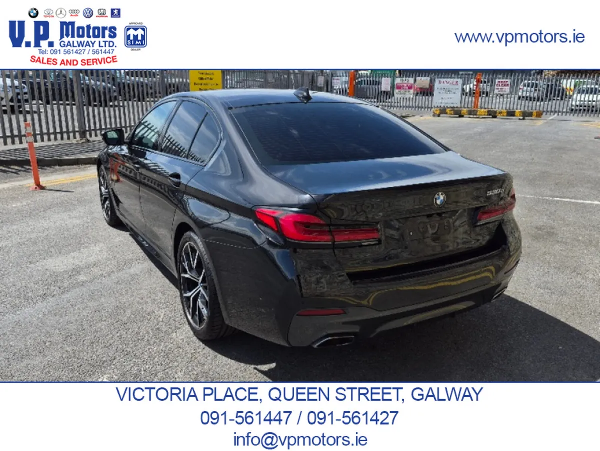BMW 5-Series Saloon, Petrol Plug-in Hybrid, 2020, Black