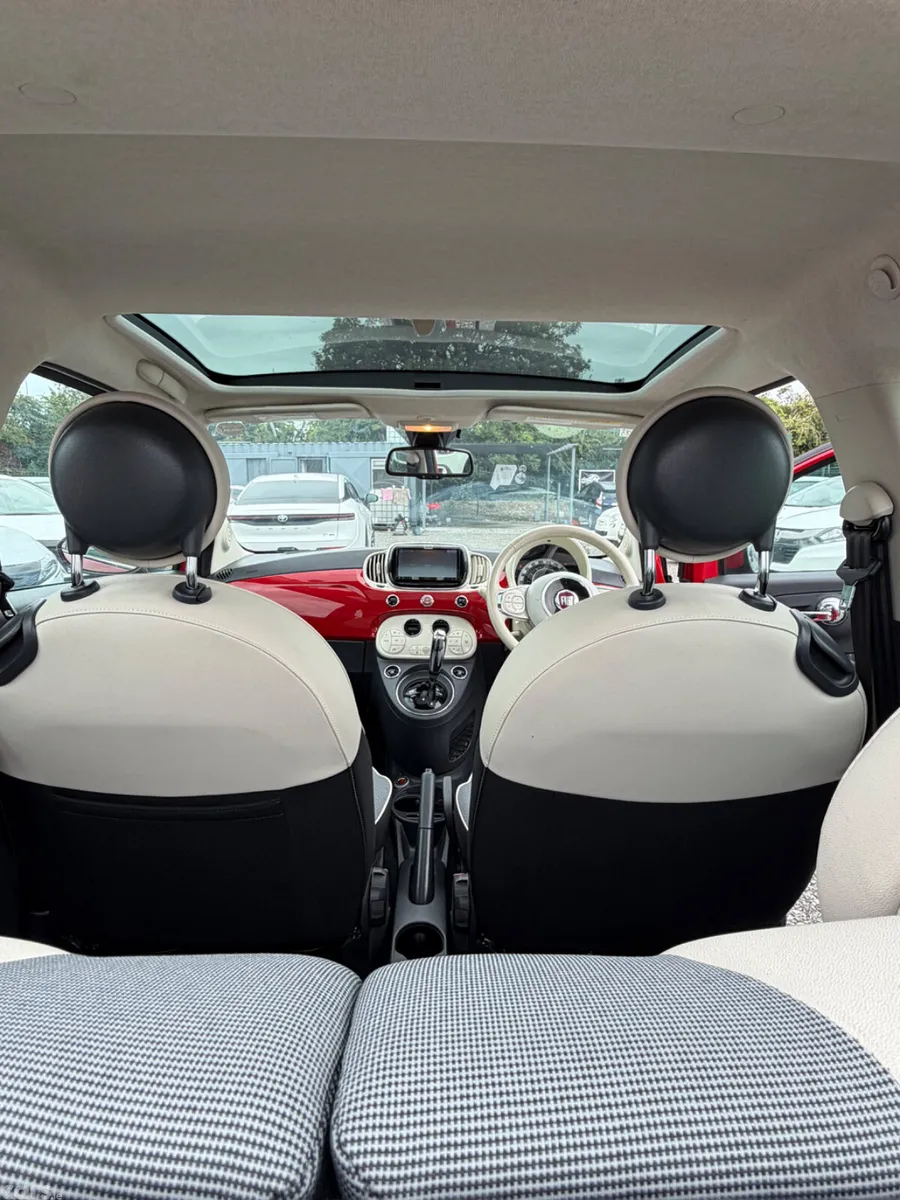 Fiat 500 Hatchback, Petrol, 2017, Red