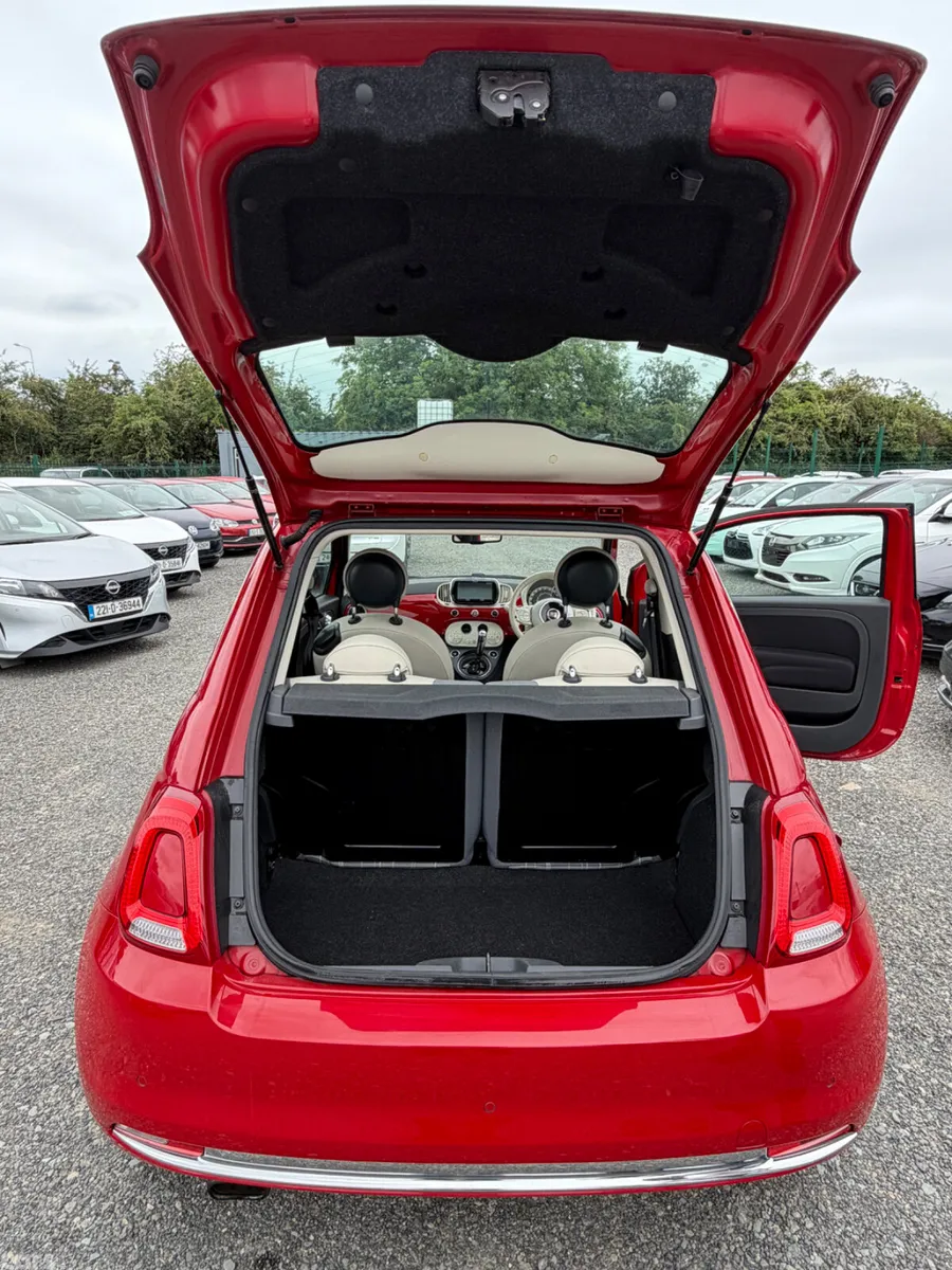 Fiat 500 Hatchback, Petrol, 2017, Red
