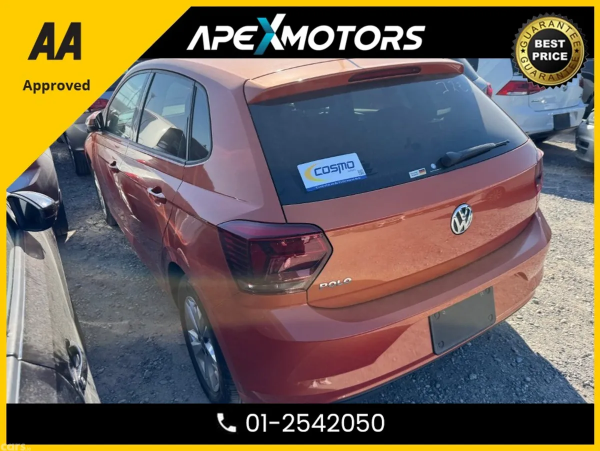 Volkswagen Polo Hatchback, Petrol, 2019, Orange