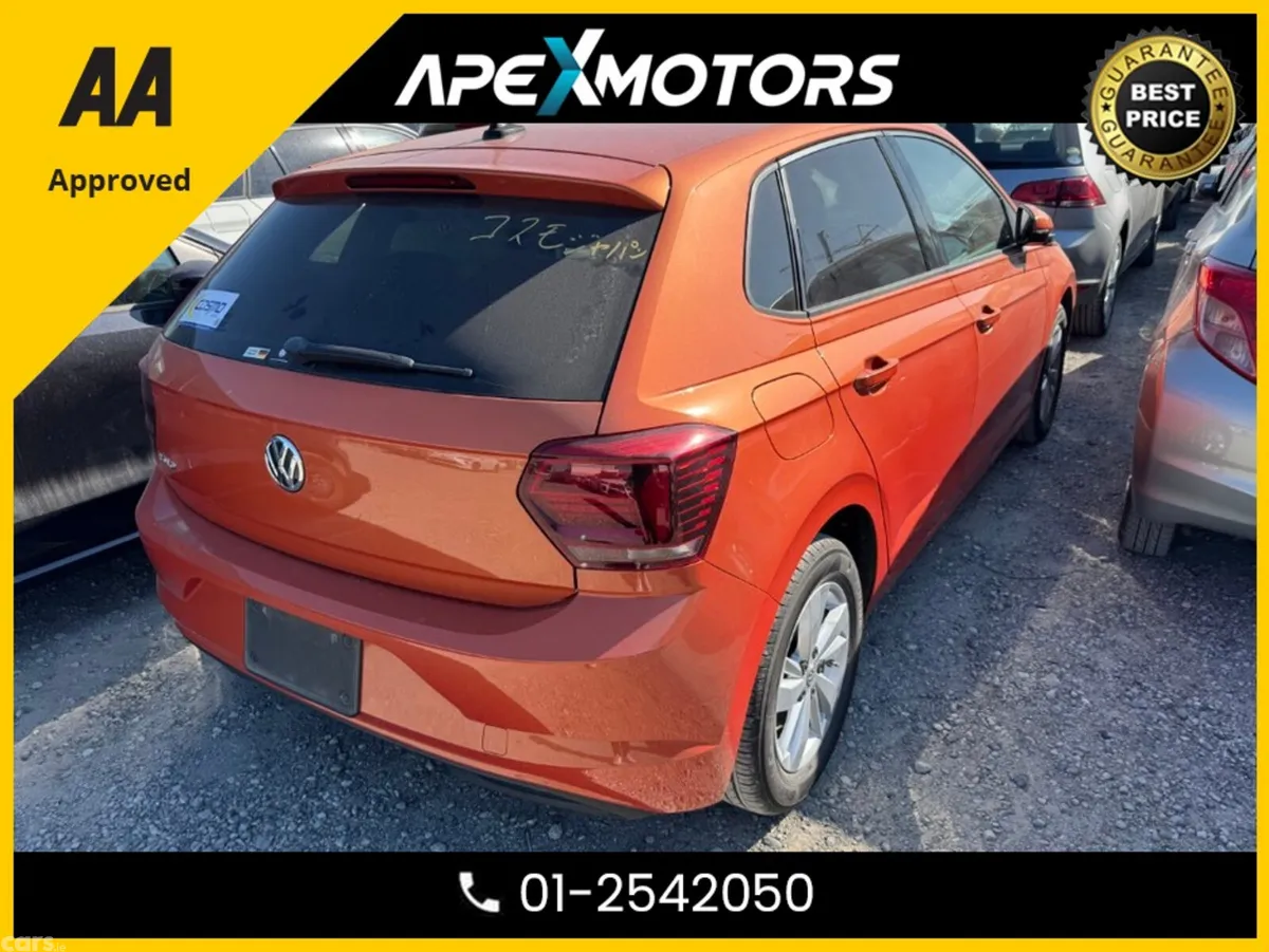Volkswagen Polo Hatchback, Petrol, 2019, Orange